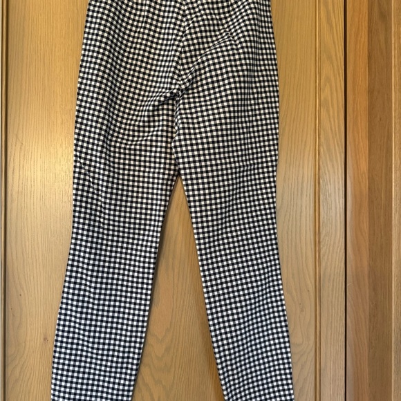 Rag & Bone High Waist  Gingham Checkered Pants Cropped 4 - Picture 6 of 10